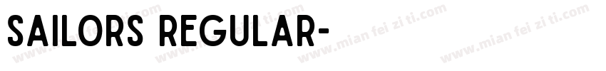 Sailors Regular字体转换